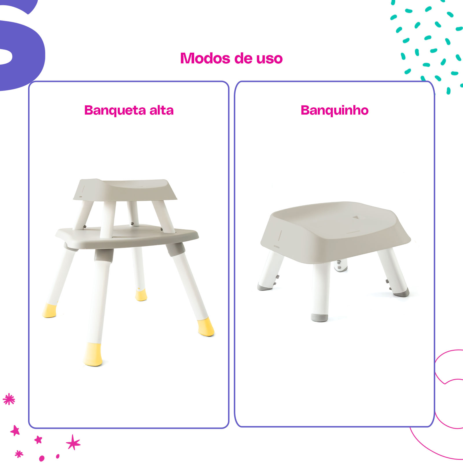 Cosco Kids | Cadeira de Refeição Convertty 8 em 1