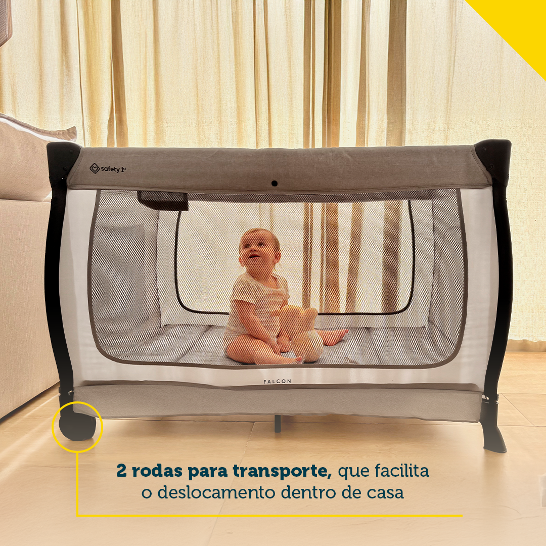 Berço Portátil Falcon Safety 1st - Com Trocador e Bolsa