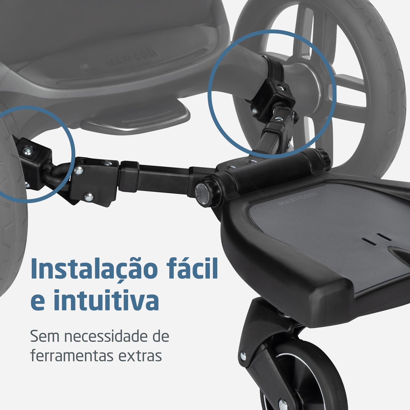 Maxi-Cosi Brasil | Plataforma com Assento Universal Hop-on board