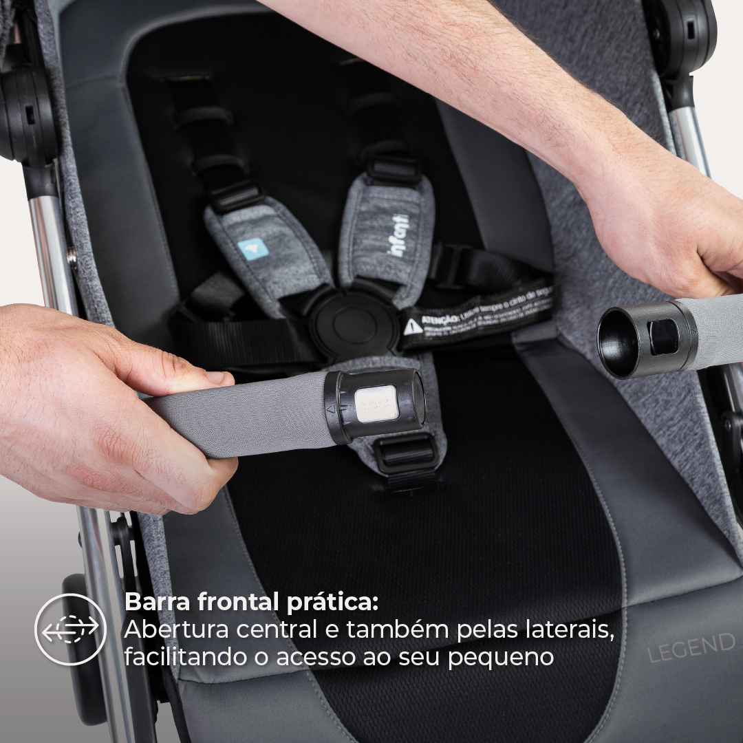 Infanti Brasil | Travel System Legend Zion Duo | Conforto e leveza