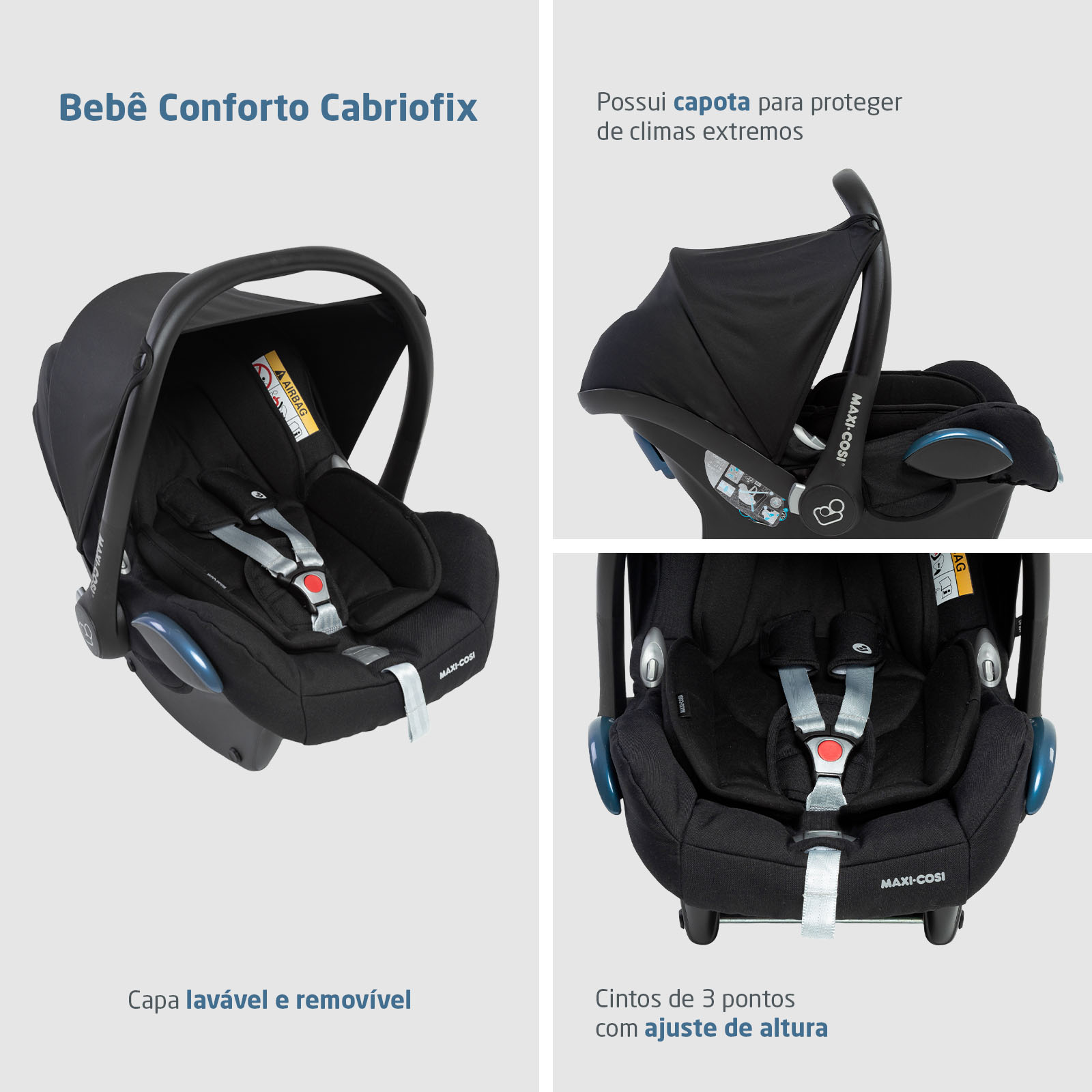 Maxi-Cosi Brasil | Travel System Anna³ Trio Cabriofix