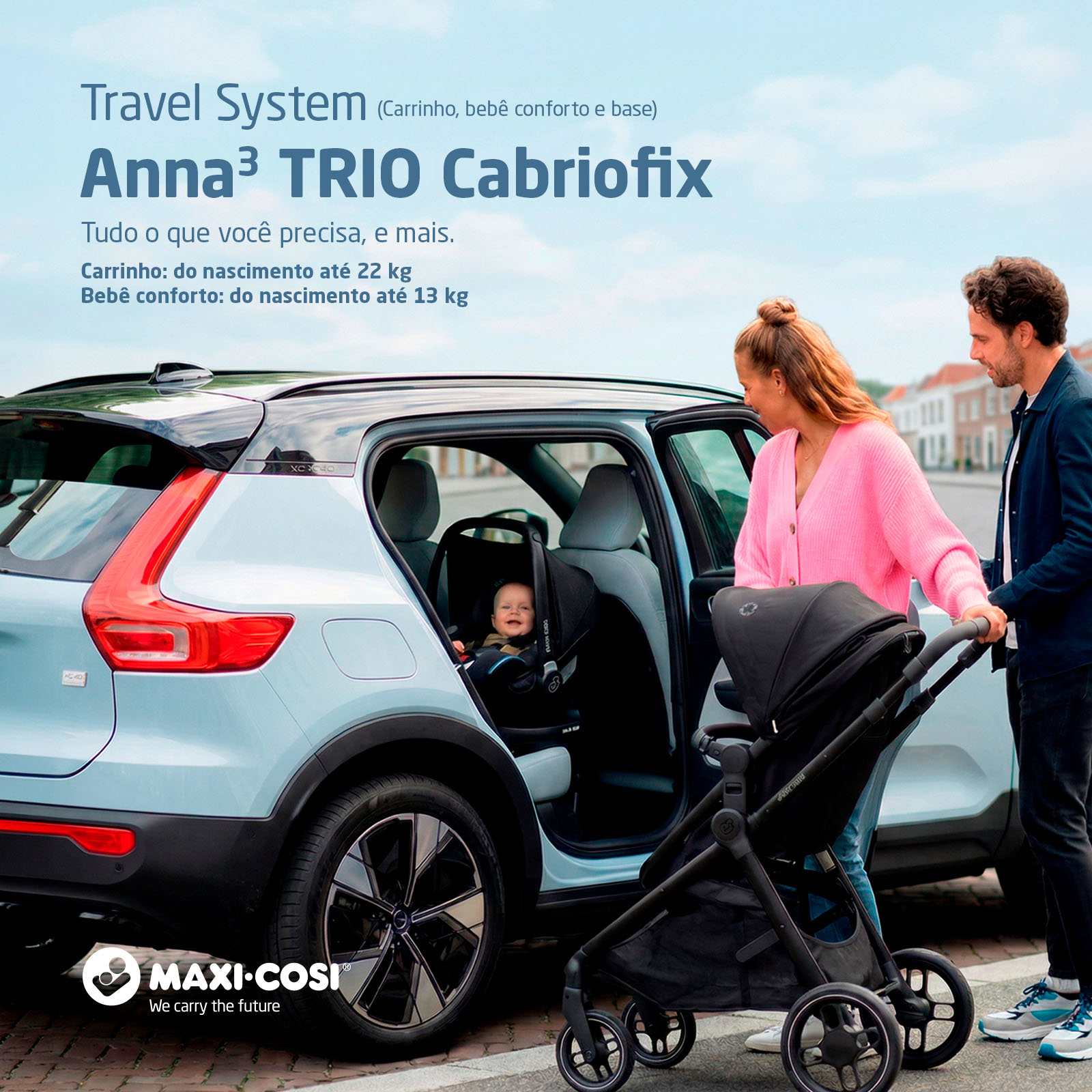 Maxi-Cosi Brasil | Travel System Anna³ Trio Cabriofix