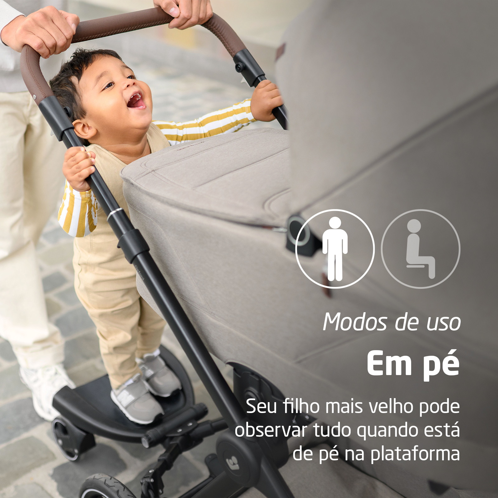 Maxi-Cosi Brasil | Plataforma com Assento Universal Hop-on board