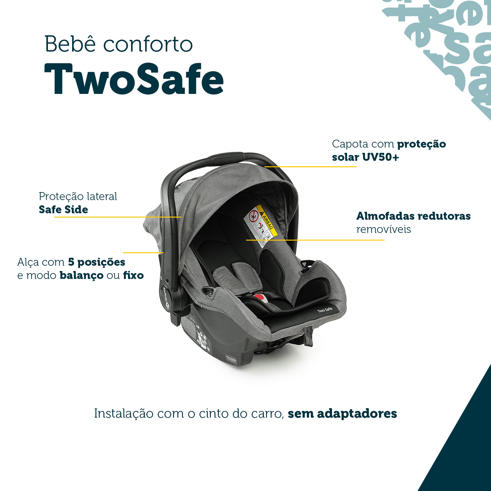 Travel System Discover Duo Safety 1st - Carrinho e Bebê Conforto